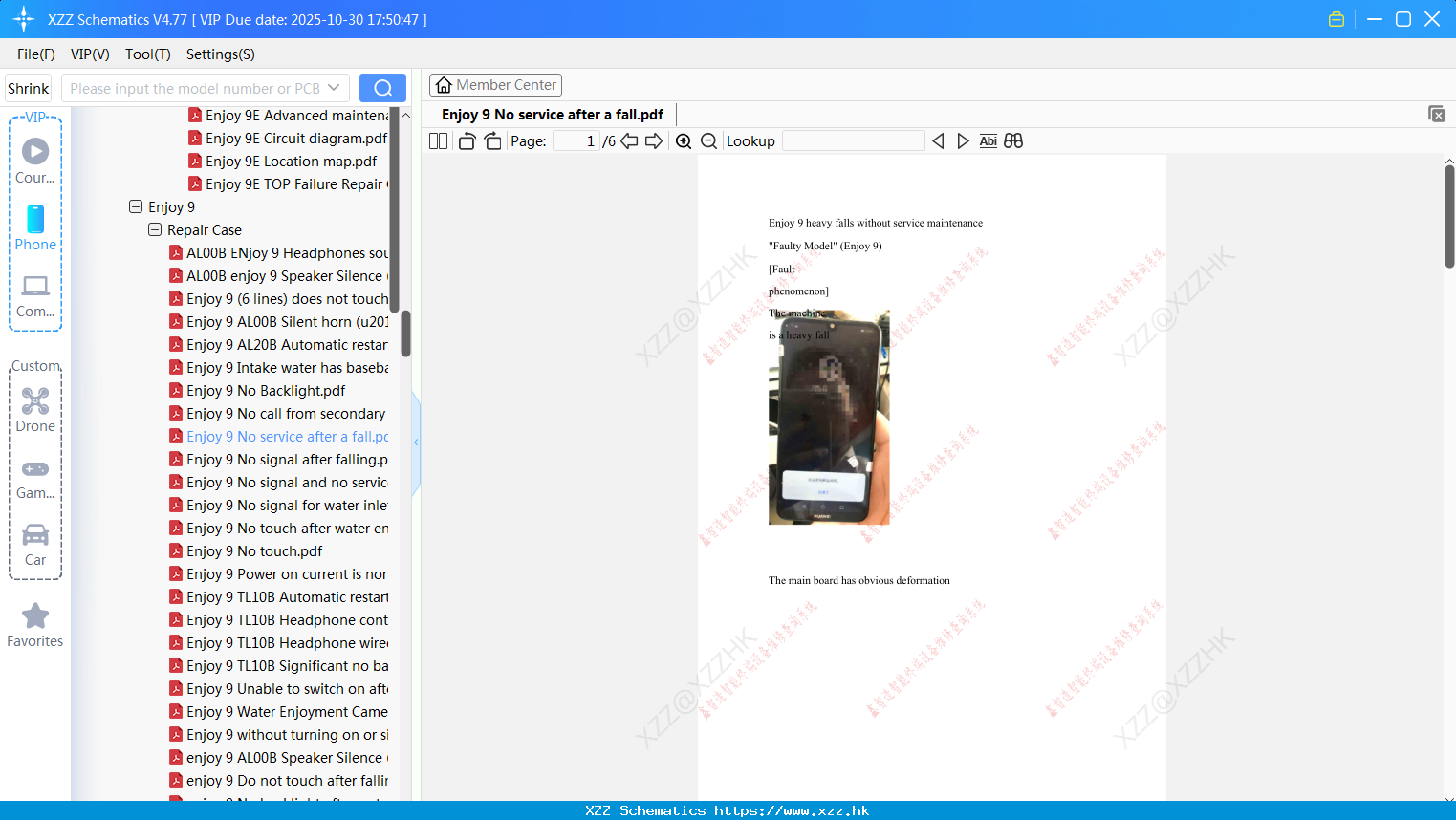 Huawei Enjoy 9 No Service After A Fall